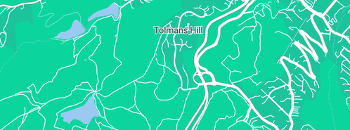 Map showing the location of Williams & Associates Accounting in Tolmans Hill, TAS 7007