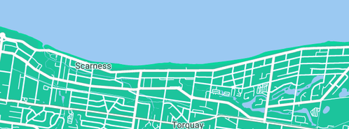 Map showing the location of Hervey Bay City Bridge Club Inc in Torquay, QLD 4655