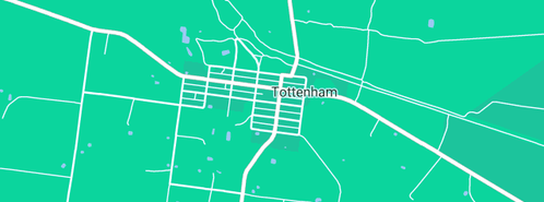 Map showing the location of Tottenham Multi Service Centre in Tottenham, NSW 2873