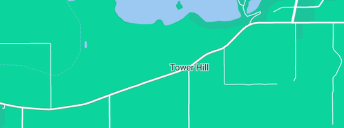 Map showing the location of M & W Antennas in Tower Hill, VIC 3283