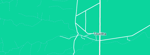 Map showing the location of Paintball Fever in Towitta, SA 5353