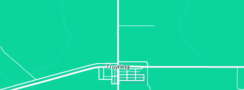 Map showing the location of Trayning Primary School in Trayning, WA 6488