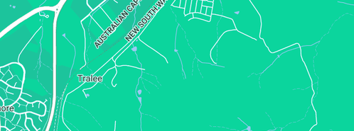 Map showing the location of Ridge View Personalised Riding Tuition in Tralee, NSW 2620