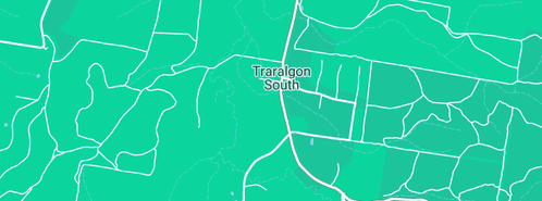 Map showing the location of Traralgon South Primary School in Traralgon South, VIC 3844