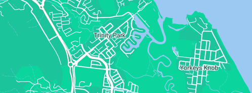 Map showing the location of Beaches Belly Dance in Trinity Park, QLD 4879