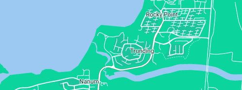 Map showing the location of Carpentaria Golf Club in Trunding, QLD 4874