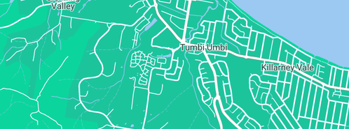 Map showing the location of It's A Pleasure 4WD in Tumbi Umbi, NSW 2261