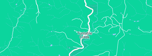 Map showing the location of Tuntable Falls Early Childhood Centre in Tuntable Creek, NSW 2480