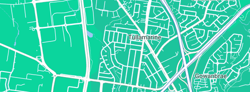Map showing the location of Creative Artistic Steel in Tullamarine, VIC 3043