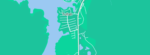 Map showing the location of The Tin Dragon in Tullah, TAS 7321