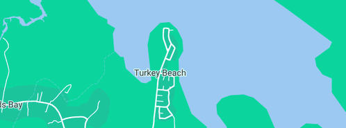 Map showing the location of Bajcraft Marine in Turkey Beach, QLD 4678