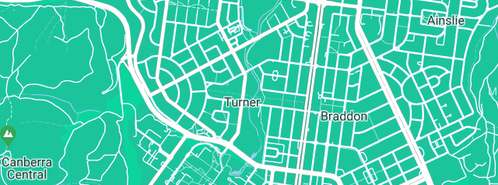 Map showing the location of MO'R Mortgage Options in Turner, ACT 2612