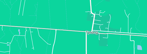 Map showing the location of Gumbuya Park in Tynong, VIC 3813