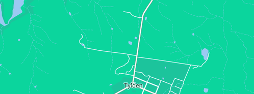 Map showing the location of Moah's Inn Tylden in Tylden, VIC 3444