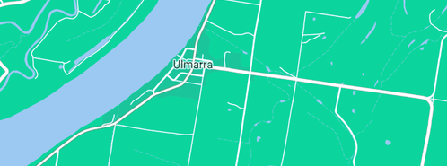 Map showing the location of Rooftops Bed & Breakfast in Ulmarra, NSW 2462