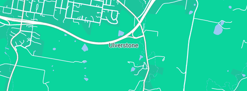 Map showing the location of Deegan Marine in Ulverstone, TAS 7315