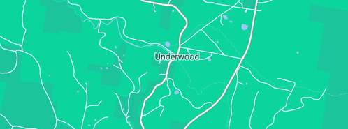 Map showing the location of Bradford Dean in Underwood, TAS 7268