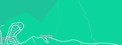 Map showing the location of Trephina Gorge Nature Park in Undoolya, NT 874