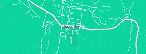 Map showing the location of Upper Horton Sports Club in Upper Horton, NSW 2347