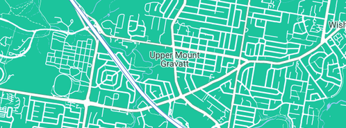 Map showing the location of Quality Lawns and Garden Care in Upper Mount Gravatt, QLD 4122