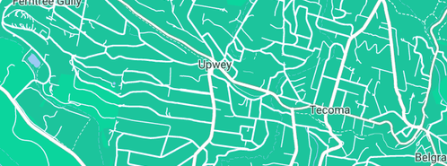 Map showing the location of New Upwey Motors in Upwey, VIC 3158