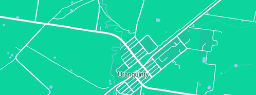 Map showing the location of Uranquinty Caravan Park in Uranquinty, NSW 2652