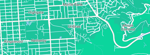 Map showing the location of Urrbrae House in Urrbrae, SA 5064