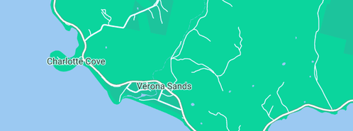 Map showing the location of Bourne in Verona Sands, TAS 7112