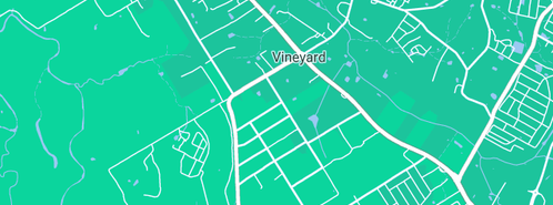 Map showing the location of Bonsai Environment in Vineyard, NSW 2765