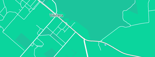 Map showing the location of Vinifera Primary School in Vinifera, VIC 3591