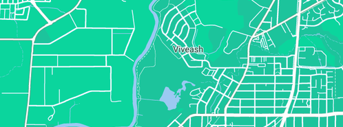 Map showing the location of Perth DJ Service in Viveash, WA 6056