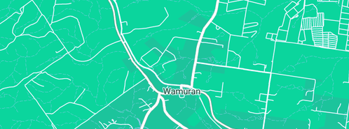 Map showing the location of Eureka Wastewater in Wamuran, QLD 4512