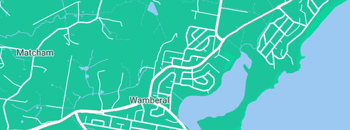 Map showing the location of Wamberal Valley Craft Works in Wamberal, NSW 2260