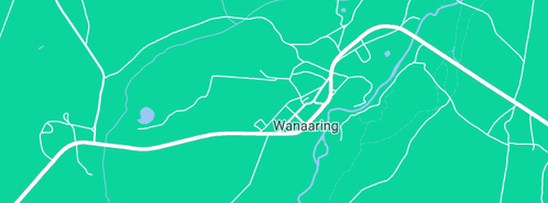 Map showing the location of Service Station Toilet Wanaaring in Wanaaring, NSW 2840