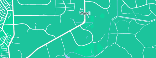 Map showing the location of Wedding Photographer Perth in Wandi, WA 6167