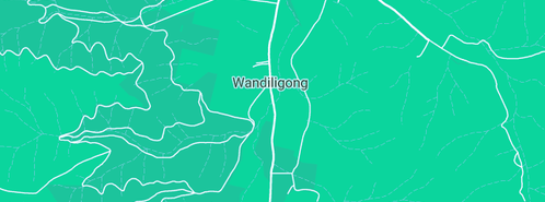 Map showing the location of Abby's Cottages in Wandiligong, VIC 3744
