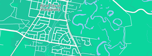 Map showing the location of Darumeer Pty Ltd in Wangaratta, VIC 3677