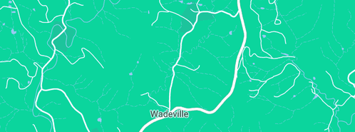 Map showing the location of Wadeville Woolies in Wadeville, NSW 2474