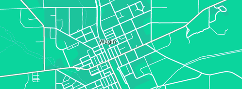 Map showing the location of Wagin Equestrian Centre in Wagin, WA 6315