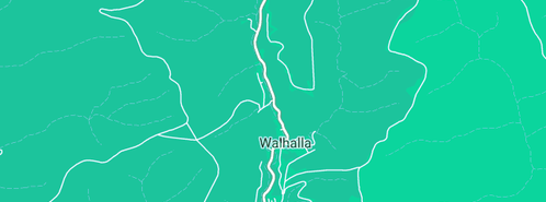 Map showing the location of Australia Post - Walhalla LPO in Walhalla, VIC 3825