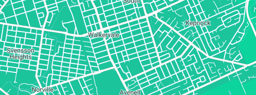 Map showing the location of White On the Cnr in Walkervale, QLD 4670