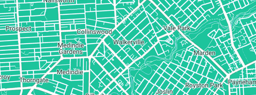 Map showing the location of Sure Search Locations in Walkerville, SA 5081
