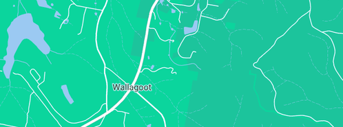 Map showing the location of MT Ganin in Wallagoot, NSW 2550