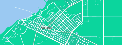 Map showing the location of P & O Ports Ltd in Wallaroo, SA 5556
