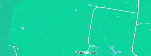 Map showing the location of Camp Waratah Bay in Waratah Bay, VIC 3959