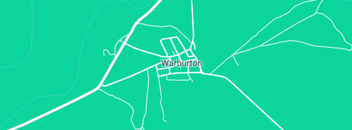 Map showing the location of Warburton Multi Function Police Facility in Warburton, WA 6431