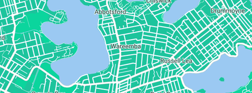Map showing the location of En Garde Security (Australia) Pty Ltd in Wareemba, NSW 2046
