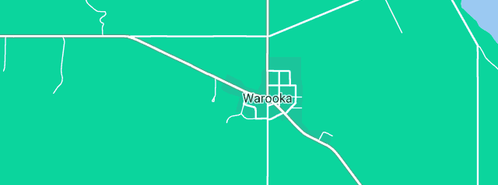 Map showing the location of Warooka Hotel Motel in Warooka, SA 5577