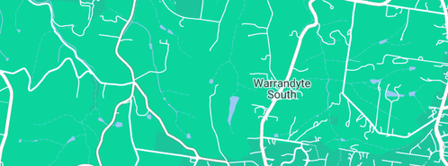 Map showing the location of Alfred's Homestead in Warrandyte South, VIC 3134