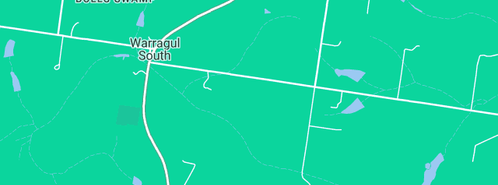 Map showing the location of Sharoypark Limousin Cattle in Warragul South, VIC 3821